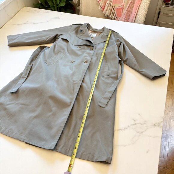 Vintage Misty Harbor Trench Coat with Liner Liner Size 14 Coat Size 16 Reg - Picture 6 of 14